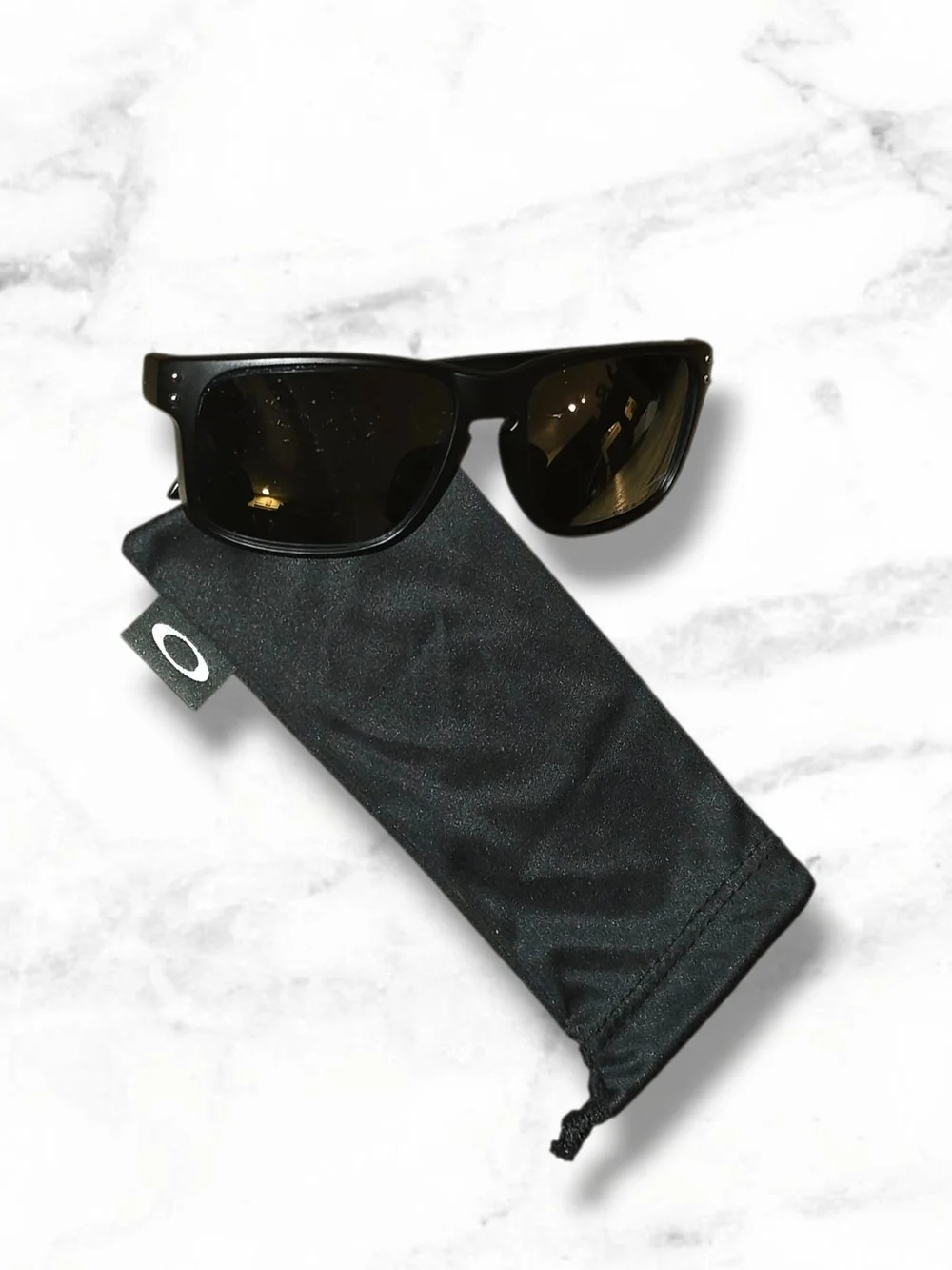 Oakley Holbrook Polarized Sunglasses Black OO9102 57-18